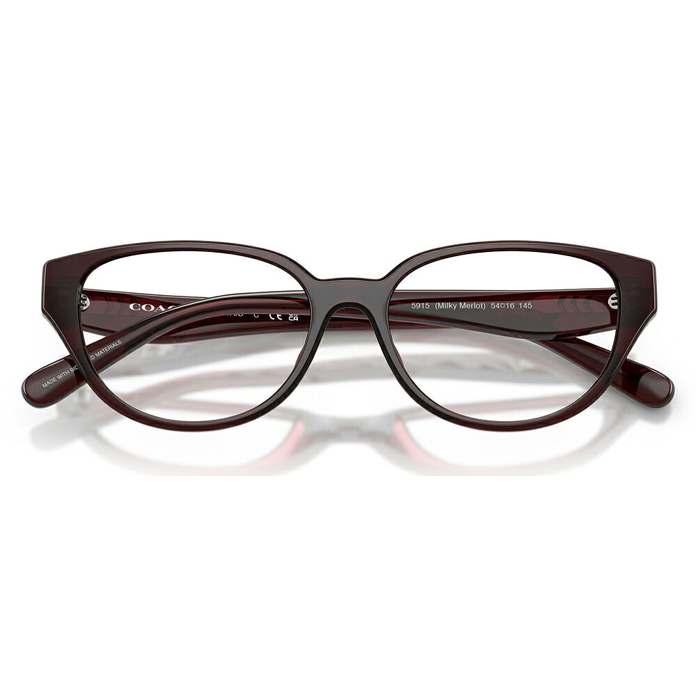 【正規品販売店】度なし1.55レンズ交換+0円 コーチ メガネ  HC6279D 5915 54 キャットアイ セル アジアンモデル レディース
