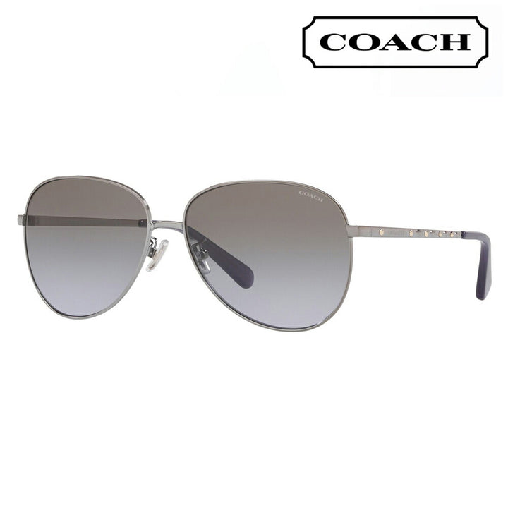 [Recommended Price] Coach Fashion Glasses Eyeglasses Sunglasses HC7094 90044Q 60 COACH L1089 Teardrop Metal Women's Stylish 