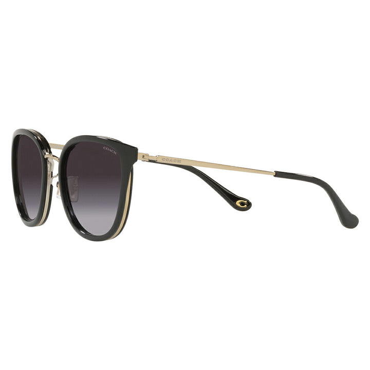 [Authorized Retailer] Coach Sunglasses HC7135 50028G 54 COACH Wellington Metal Ladies Fashionable 