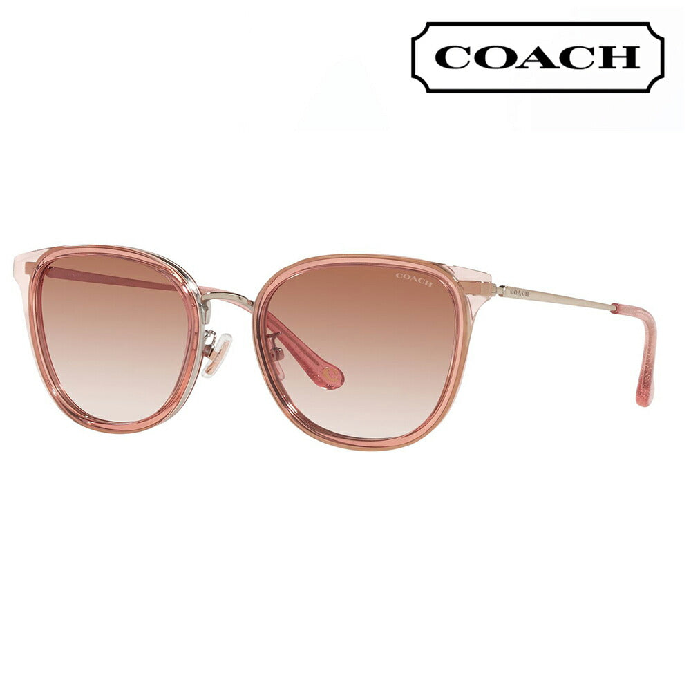 [Authorized Retailer] Coach Sunglasses HC7135 566813 54 COACH Wellington Metal Ladies Fashionable 