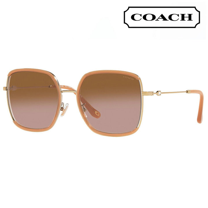 【オススメ価格】コーチ 伊達 メガネ 眼鏡 サングラス HC7139BD 940113 58 COACH スクエア メタル レディース おしゃれ
