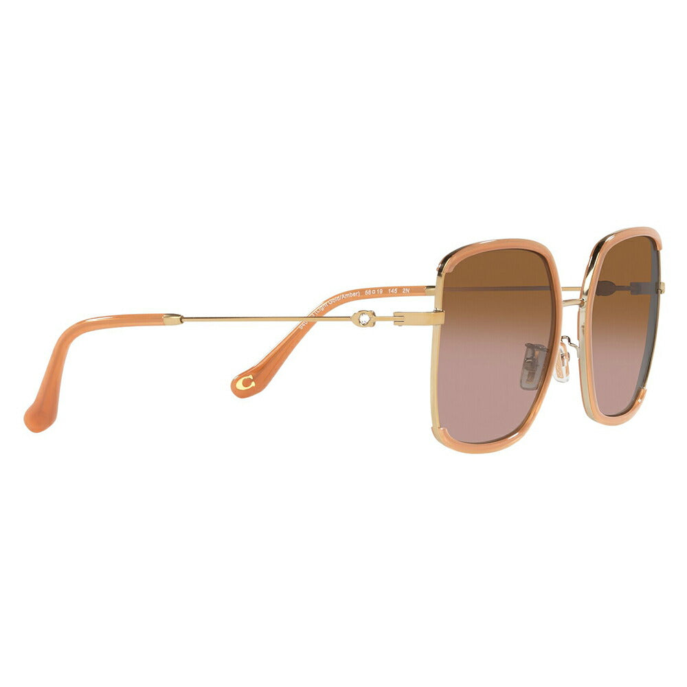 【オススメ価格】コーチ 伊達 メガネ 眼鏡 サングラス HC7139BD 940113 58 COACH スクエア メタル レディース おしゃれ