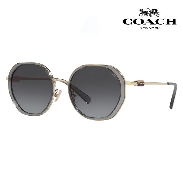 【オススメ価格】コーチ 伊達 メガネ 眼鏡 サングラス HC7141 90058G 54 COACH ラウンド クラウンパント ボストン セル レディース おしゃれ