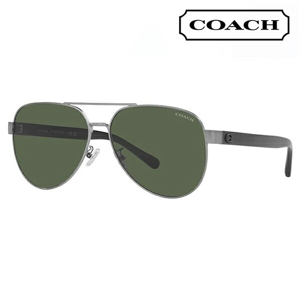【オススメ価格】コーチ 伊達 メガネ 眼鏡 サングラス HC7143 900471 61 COACH CD467 パイロット ダブルブリッジ メンズ