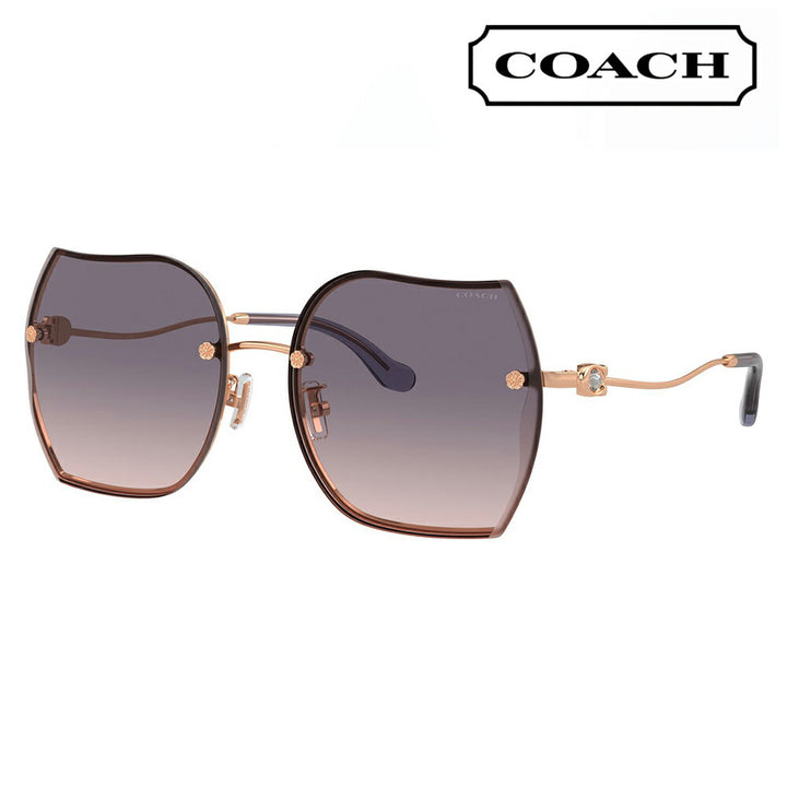 【正規品販売店】コーチ 伊達 メガネ 眼鏡 サングラス HC7146BD 933136 60 COACH スクエア セル ツーポイント アジアンデザイン レディース おしゃれ