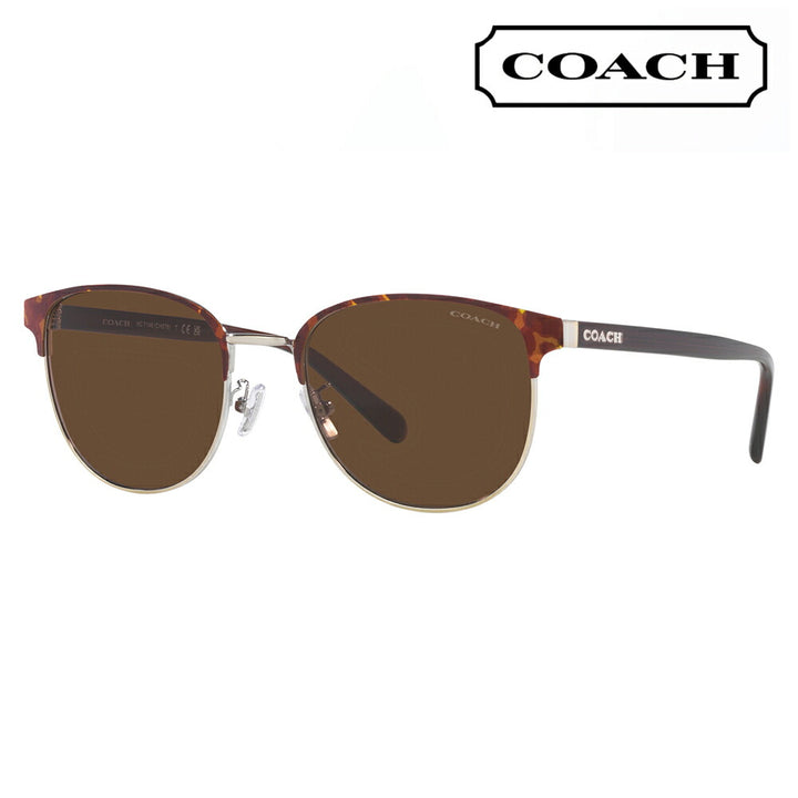 [Recommended Price] Coach Glasses, Sunglasses HC7148 90013G 54 COACH Boston Wellington Thurmont Brow Classic Ladies 