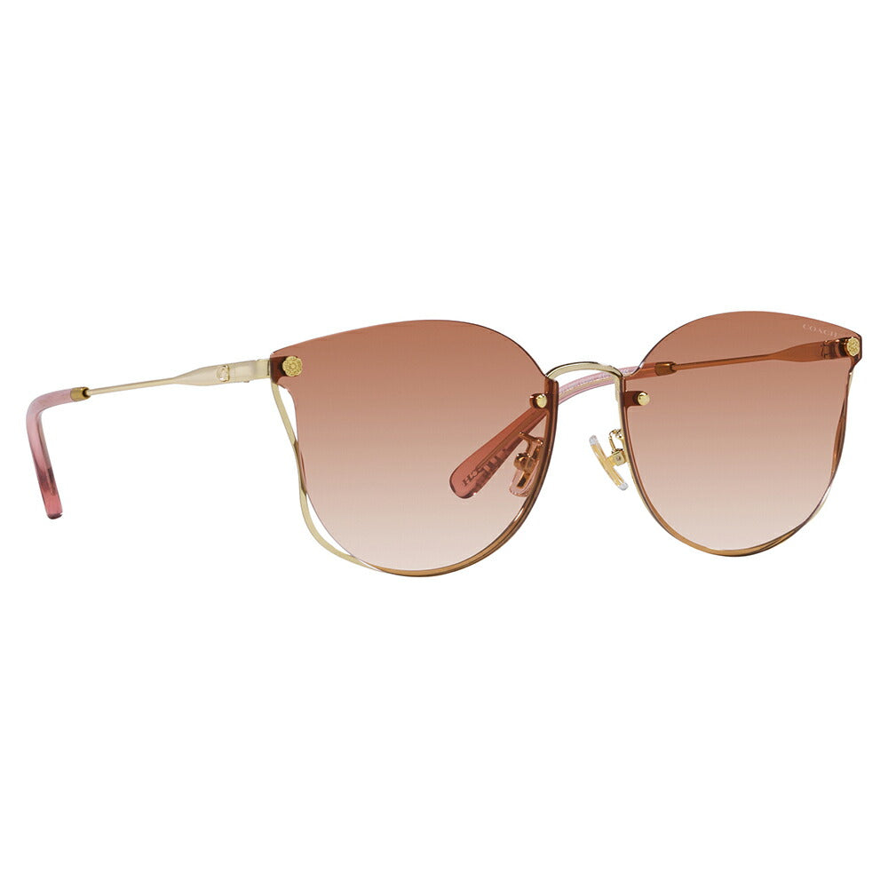 [Authorized Retailer] Coach Sunglasses HC7151D 900513 63 COACH Boston Two-Point Rimless Asian Fit for Women 