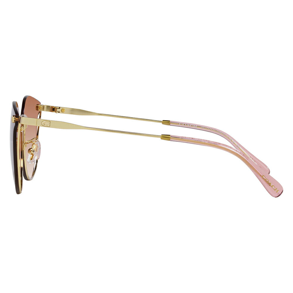 [Authorized Retailer] Coach Sunglasses HC7151D 900513 63 COACH Boston Two-Point Rimless Asian Fit for Women 