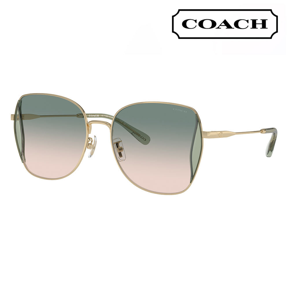 [Recommended Price] Coach Fashion Glasses, Sunglasses HC7158D 90052C 58 COACH Square Cell Women's Stylish UV Protection Asian Model 