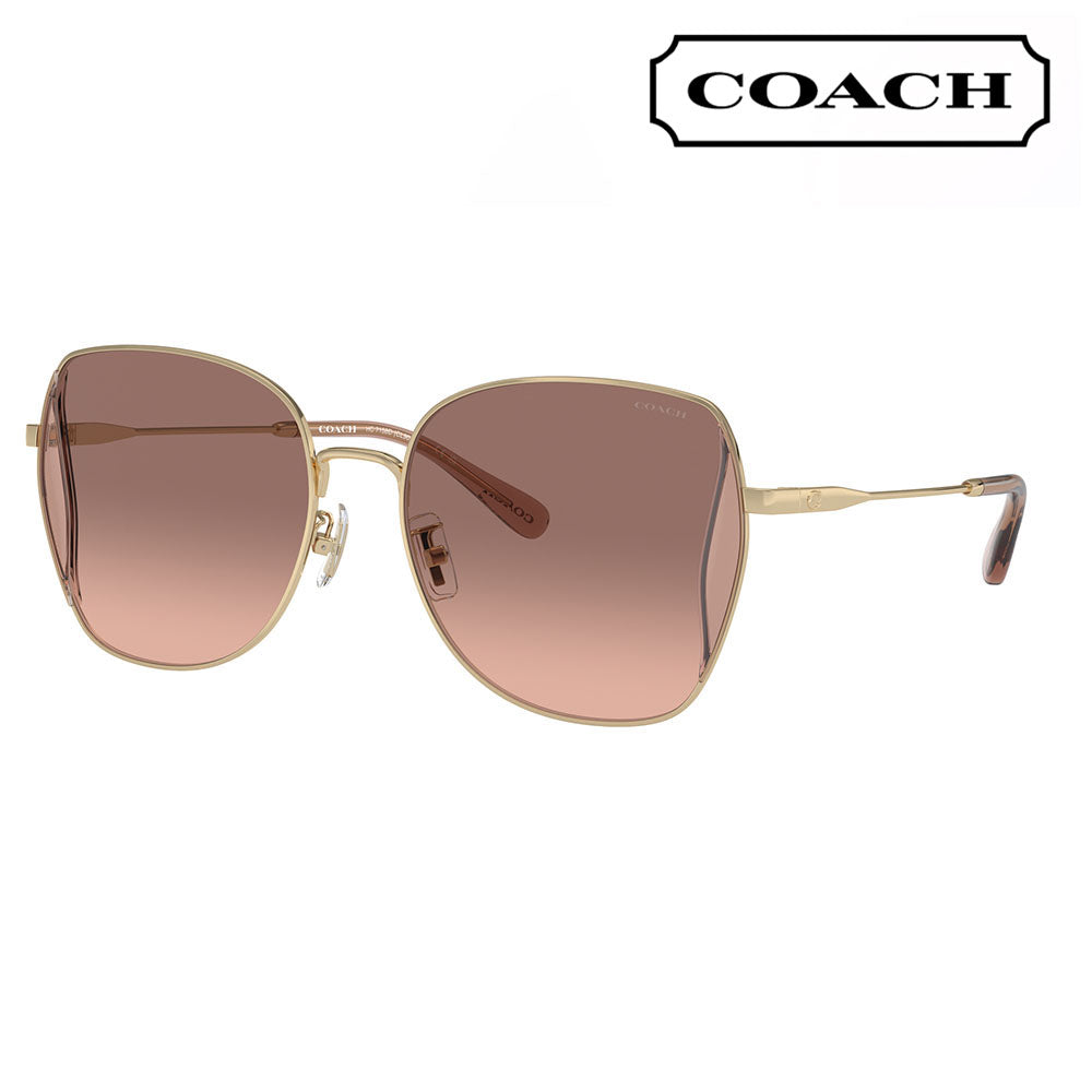 [Authentic Retailer] Coach Sunglasses HC7158D 942913 58 COACH Square Cell Ladies Fashionable UV Protection Asian Model 