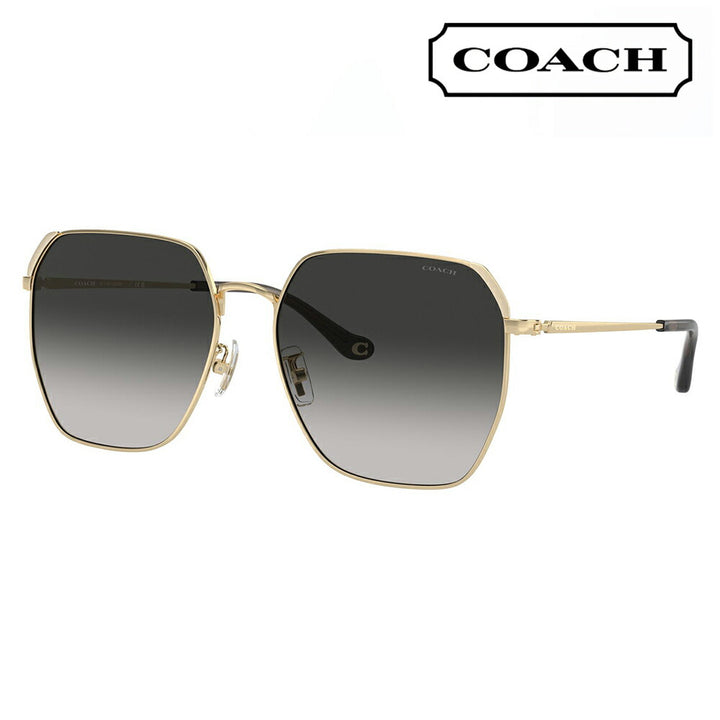 【正規品販売店】コーチ 伊達 メガネ 眼鏡 サングラス HC7165D 90053C 60 COACH スクエア メタル アジアンデザイン レディース