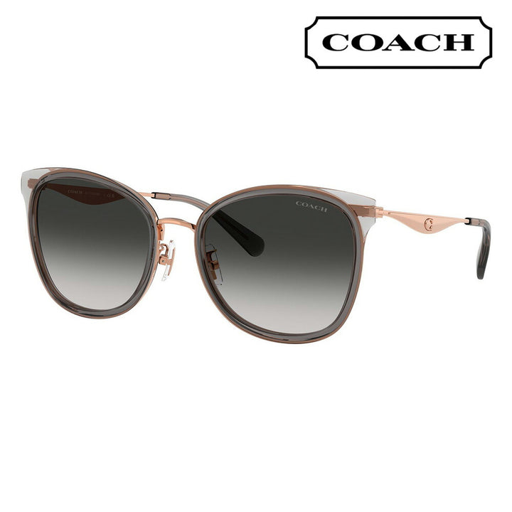 【正規品販売店】コーチ サングラス HC7170 94543C 56 COACH スクエア クラシック メタル セル コンビネーション レディース
