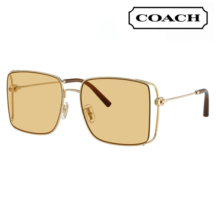 【正規品販売店】コーチ 伊達 メガネ 眼鏡 サングラス HC7174D 90050Q 59 COACH スクエア メタル アジアンデザイン レディース