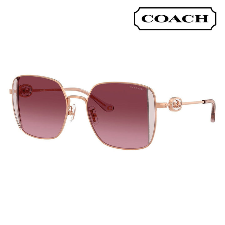 【正規品販売店】コーチ サングラス HC7177B 93318H 51 COACH スクエア セル レディース おしゃれ UVカット