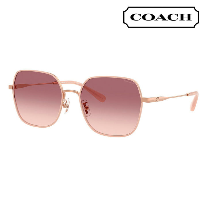 【正規品販売店】コーチ 伊達 メガネ 眼鏡 サングラス HC7180D 94657W 57 COACH CAE93 ヘキサゴン メタル アジアンフィット レディース