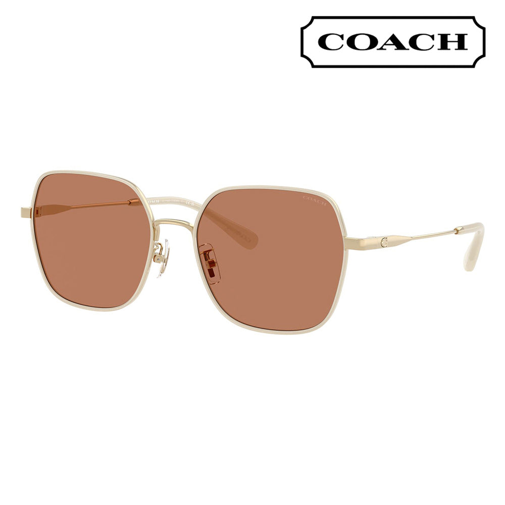 【正規品販売店】コーチ 伊達 メガネ 眼鏡 サングラス HC7180D 94683 57 COACH CAE93 ヘキサゴン メタル アジアンフィット レディース