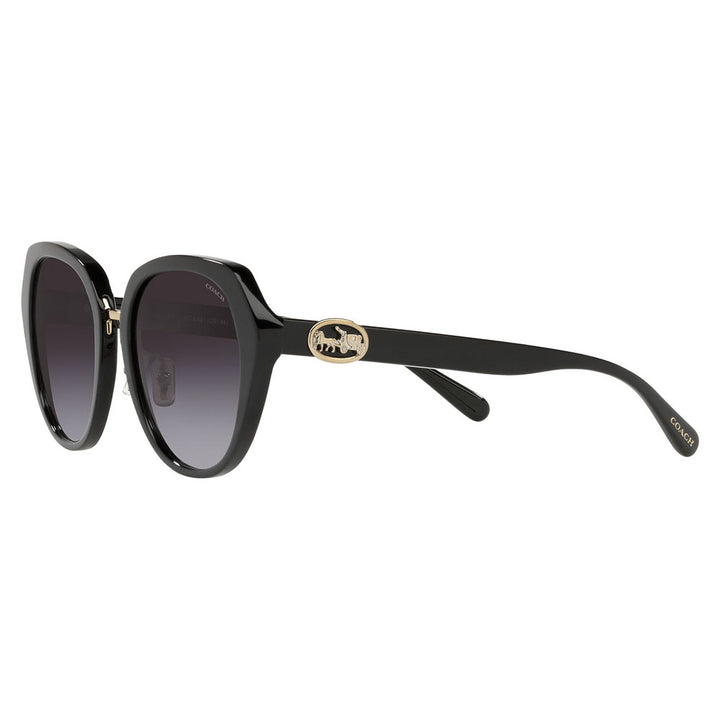 [Authorized Retailer] Coach Sunglasses HC8331 50028G 55 COACH Round Cell Ladies Fashionable 