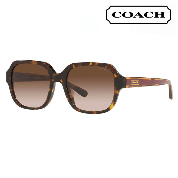 [Recommended Price] Coach Fashion Glasses, Sunglasses HC8335F 512013 56 COACH Rectangle Cell Women's Stylish 