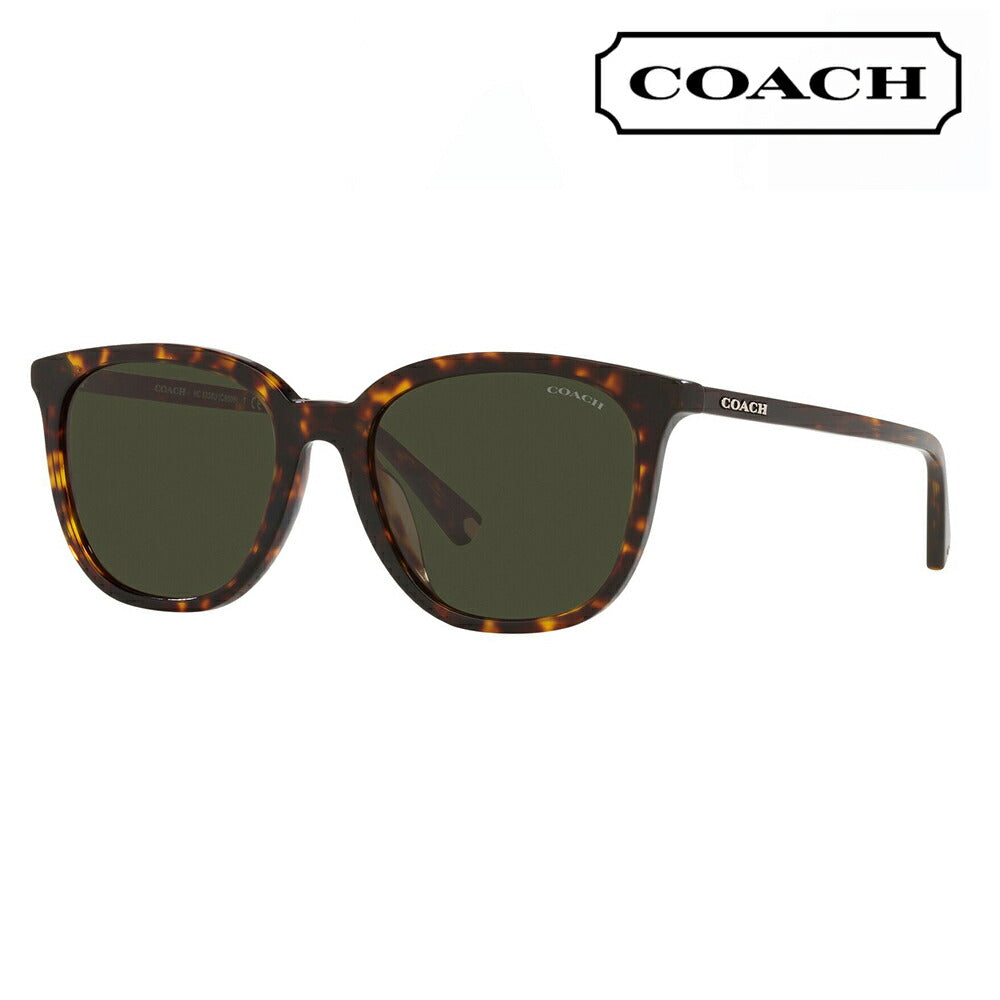 [Recommended Price] Coach Fashion Glasses, Sunglasses HC8338U 512082 55 COACH Square Cell Men's Stylish 