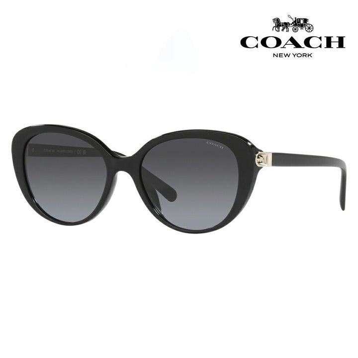 [Recommended Price] Coach Glasses, Sunglasses HC8348U 50028G 56 COACH Cat Eye Fox Cell Women's Fashionable 