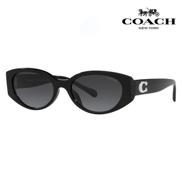 [Authorized Retailer] Coach Sunglasses HC8353F 50028G 57 COACH Oval Cell Fashionable 