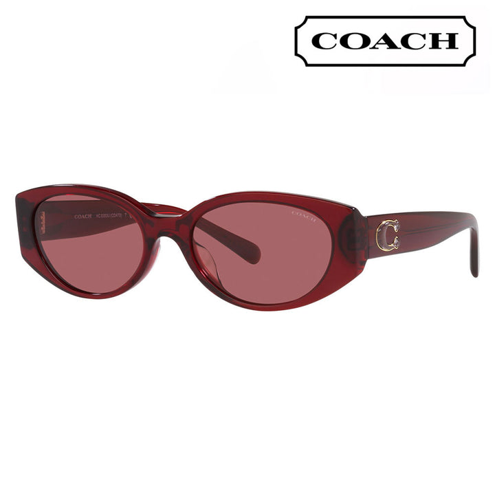 [Recommended Price] Coach Fashion Glasses, Sunglasses HC8353F 571369 57 COACH Oval Cell Stylish 