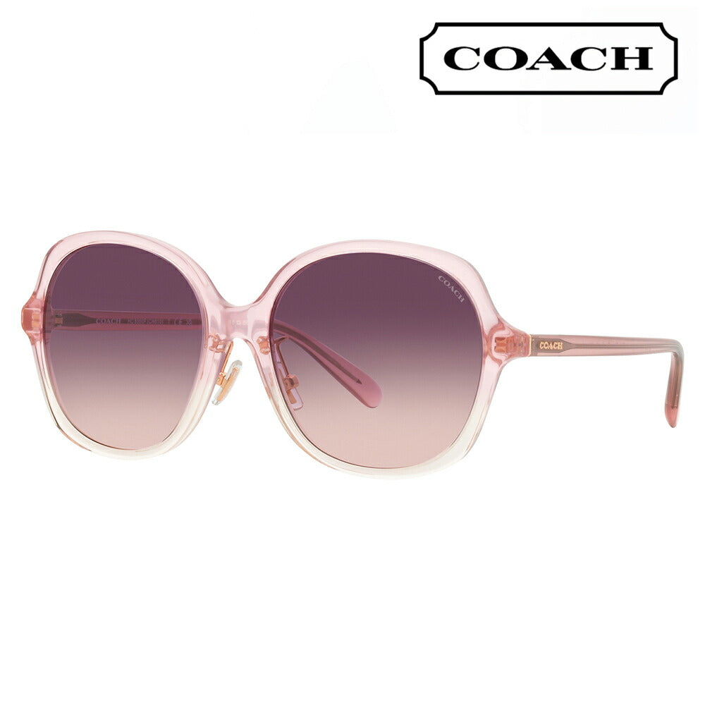 [Recommended Price] Coach Fashion Glasses, Sunglasses HC8360F 57387W 58 COACH Boston Wellington Full Fit Model for Women 