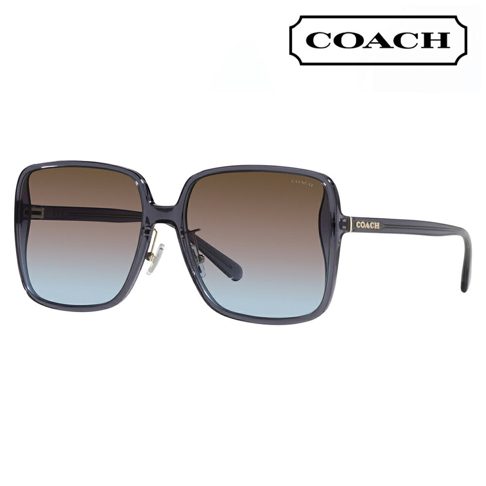 [Authorized Retailer] Coach Sunglasses HC8368D 575348 61 COACH Square Wellington Asian Fit for Women 