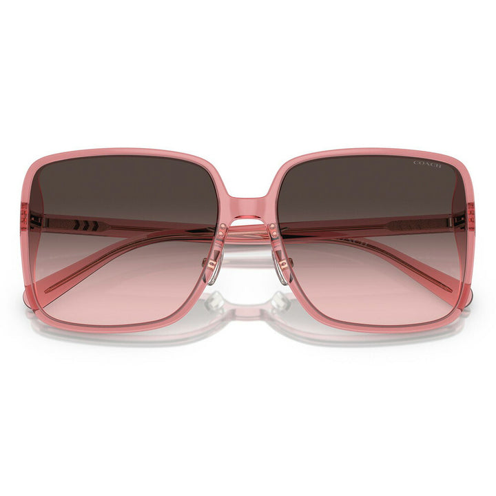 【正規品販売店】コーチ 伊達 メガネ 眼鏡 サングラス HC8368D 580046 61 COACH スクエア ウェリントン アジアンフィット レディース