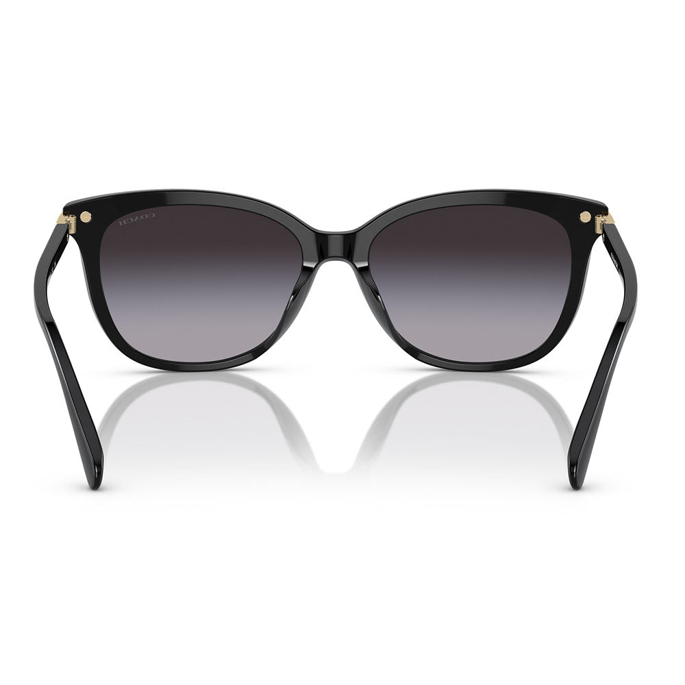 [Authorized Retailer] Coach Sunglasses HC8378U 50028G 57 COACH Cat Eye Cell Universal Fit for Women 