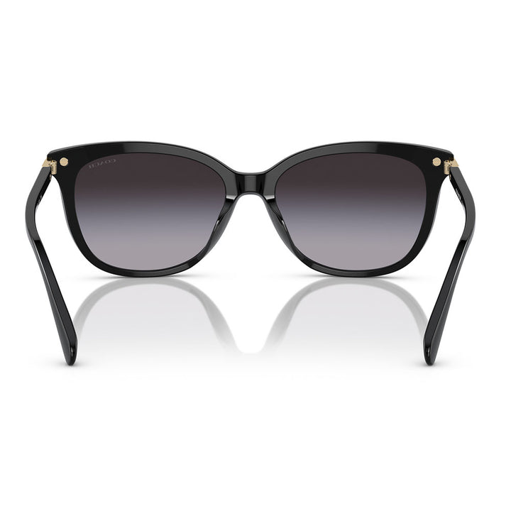 [Authorized Retailer] Coach Sunglasses HC8378U 50028G 57 COACH Cat Eye Cell Universal Fit for Women 