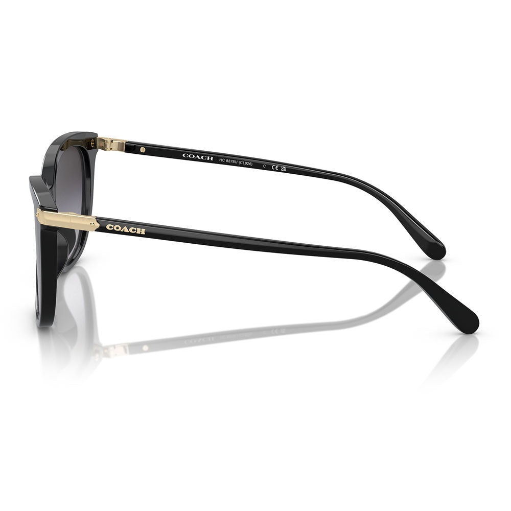 [Authorized Retailer] Coach Sunglasses HC8378U 50028G 57 COACH Cat Eye Cell Universal Fit for Women 
