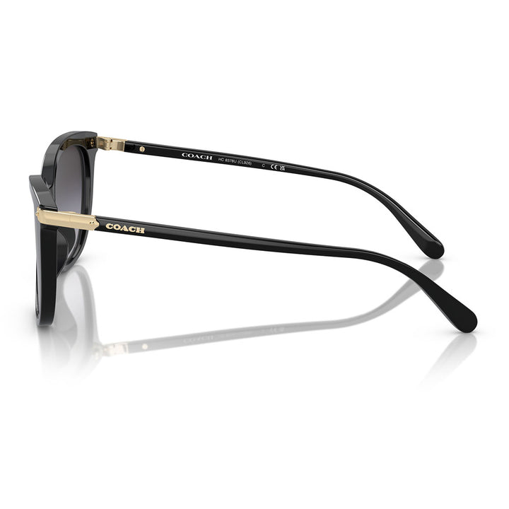 [Authorized Retailer] Coach Sunglasses HC8378U 50028G 57 COACH Cat Eye Cell Universal Fit for Women 