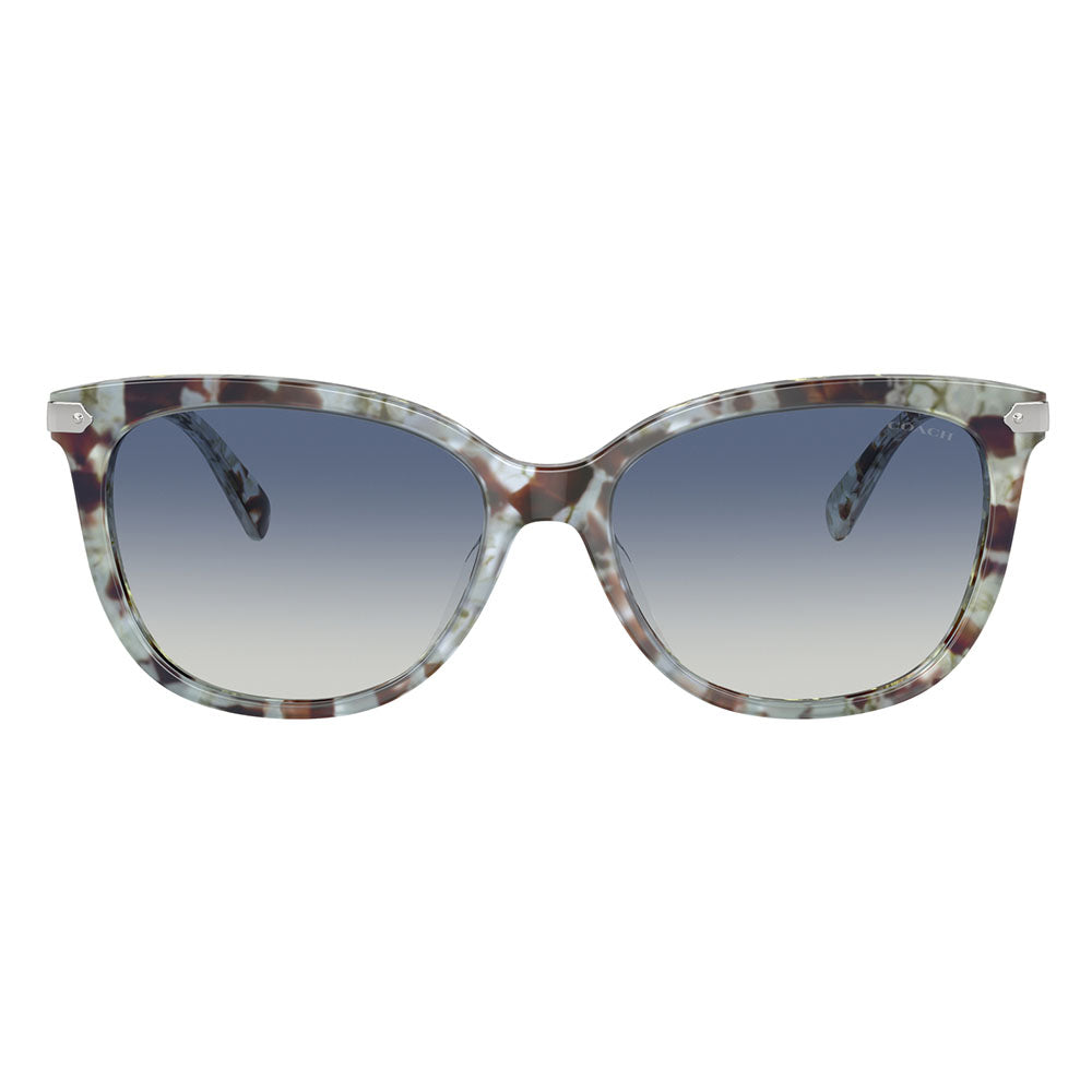 [Authorized Retailer] Coach Sunglasses HC8378U 57784L 57 COACH Cat Eye Cell Universal Fit for Women 