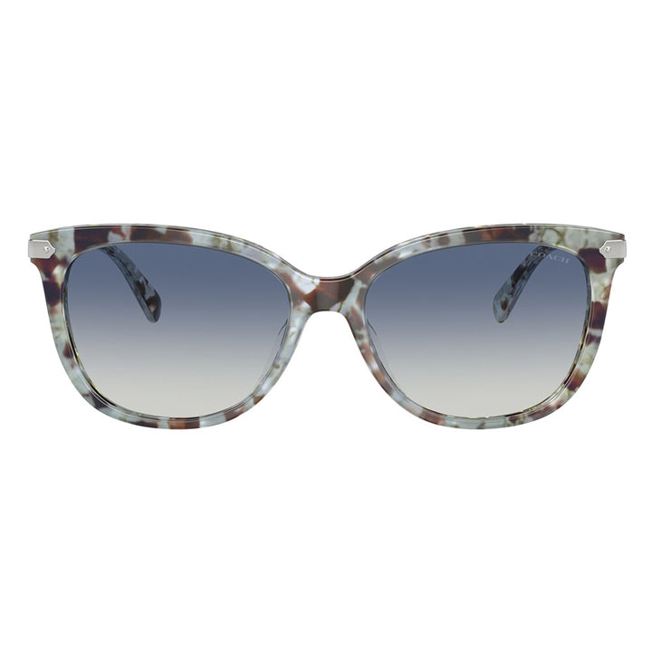 [Authorized Retailer] Coach Sunglasses HC8378U 57784L 57 COACH Cat Eye Cell Universal Fit for Women 