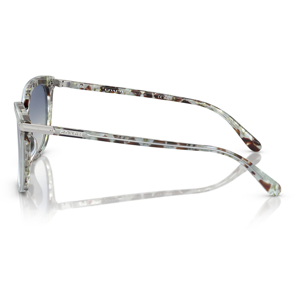 [Authorized Retailer] Coach Sunglasses HC8378U 57784L 57 COACH Cat Eye Cell Universal Fit for Women 