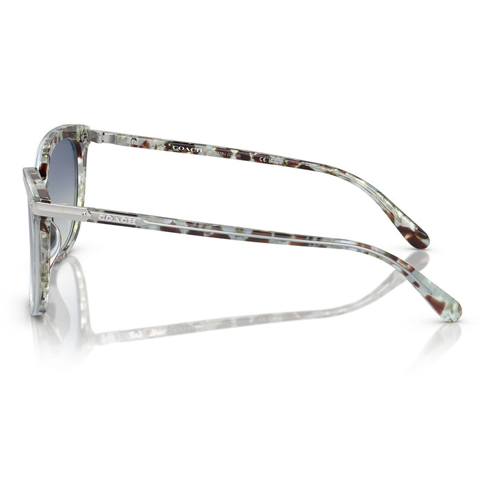 [Authorized Retailer] Coach Sunglasses HC8378U 57784L 57 COACH Cat Eye Cell Universal Fit for Women 