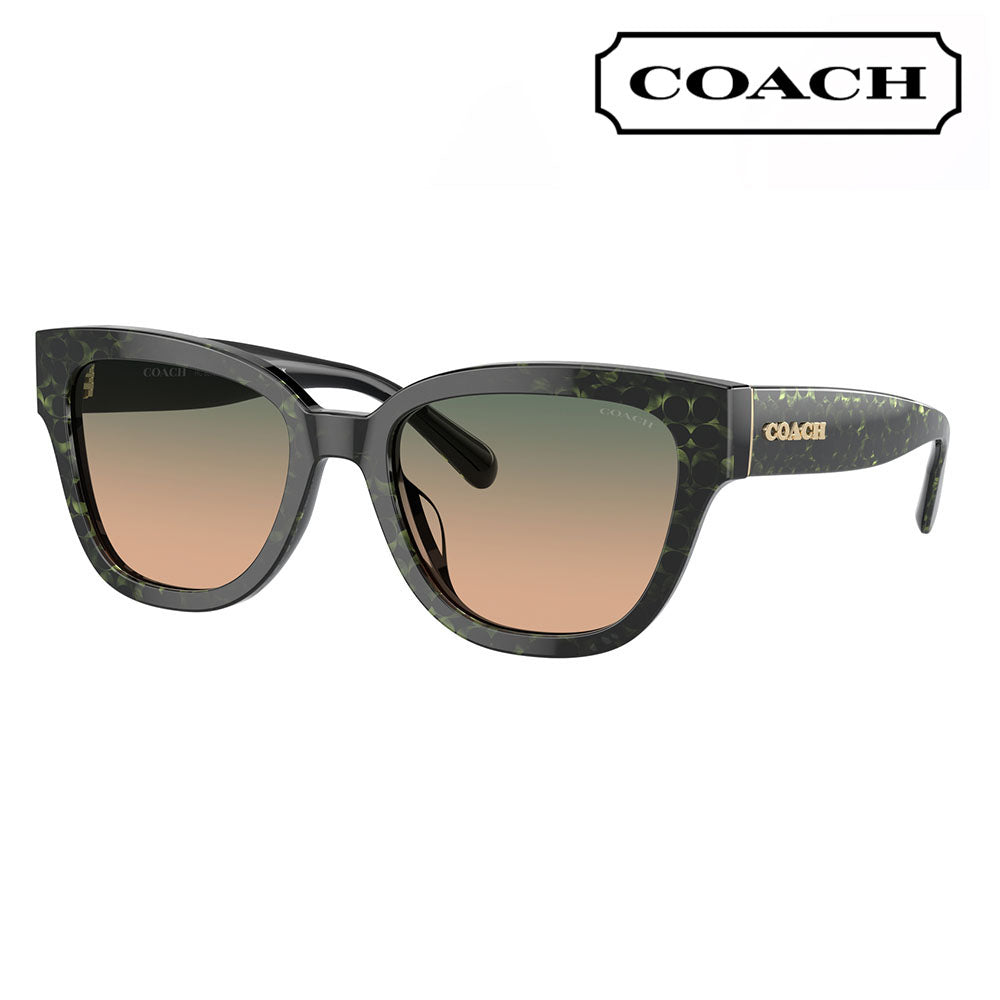 [Recommended Price] Coach Fashion Glasses Sunglasses HC8379F 578413 57 COACH Butterfly Cell Full Fit Model 