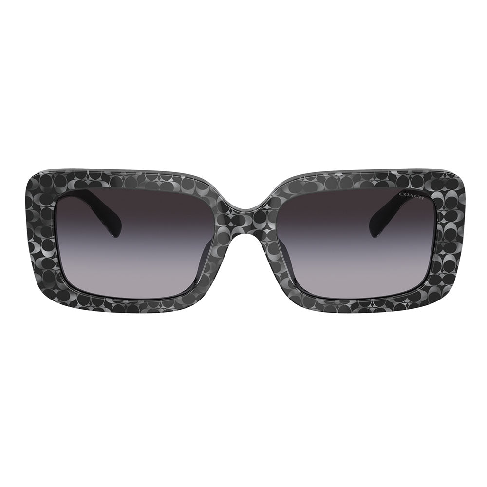 [Authorized Retailer] Coach Sunglasses HC8380U 55208G 54 COACH Rectangle Cell Universal Fit for Women 