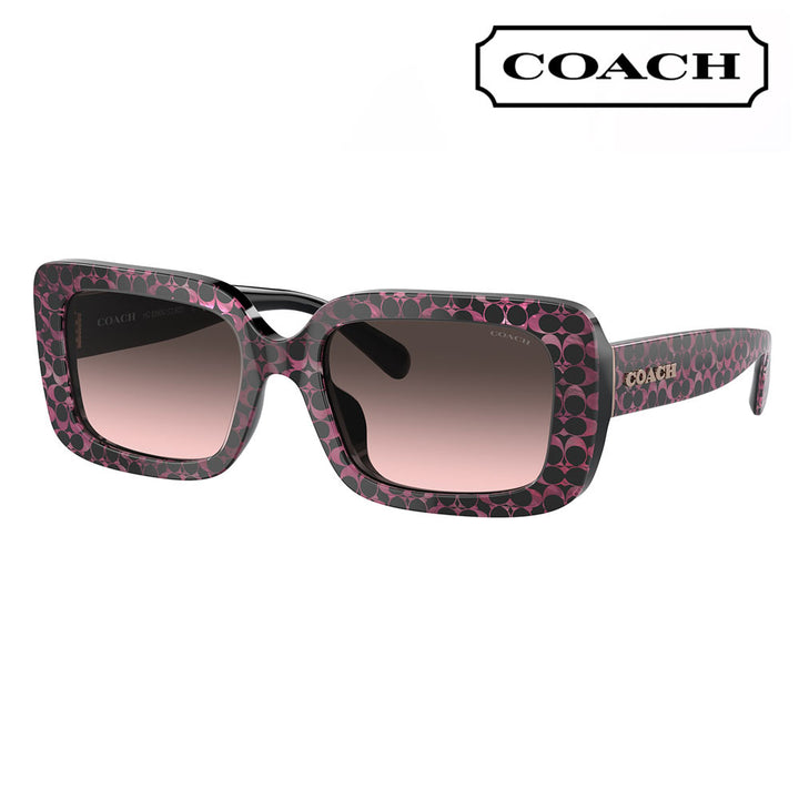 [Authorized Retailer] Coach Sunglasses HC8380U 578346 54 COACH Rectangle Cell Universal Fit for Women 