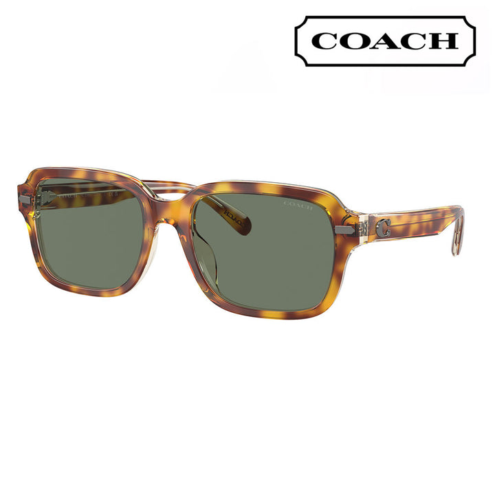 [Recommended Price] Coach Sunglasses HC8388U 57563H 56 COACH Square Cell Universal Fit for Men 