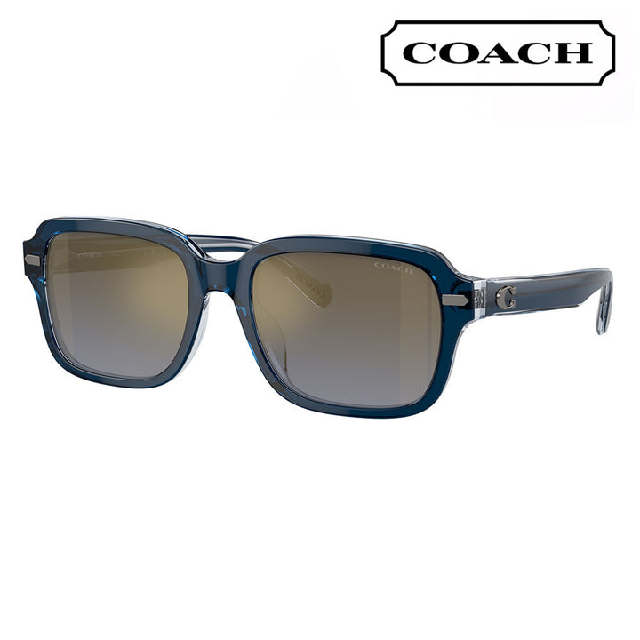 【アウトレット】コーチ 伊達 メガネ 眼鏡 サングラス HC8388U  57571G 56 COACH  スクエア セル ユニバーサルフィット メンズ