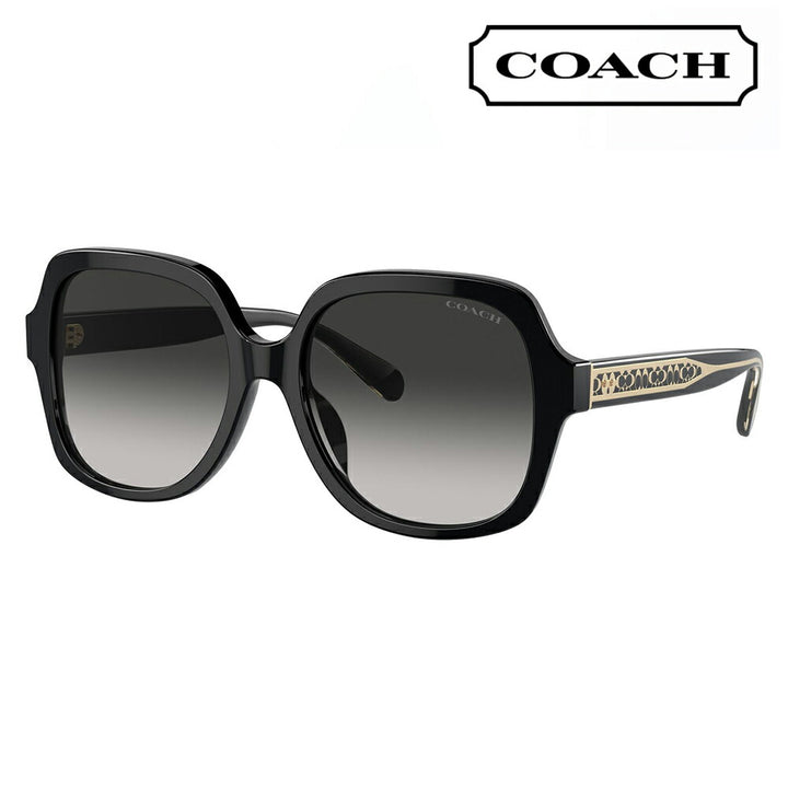 【正規品販売店】コーチ 伊達 メガネ 眼鏡 サングラス HC8395F 50023C 56 COACH スクエア セル フルフィットモデル レディース