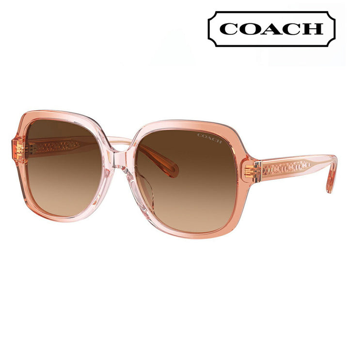 【正規品販売店】コーチ 伊達 メガネ 眼鏡 サングラス HC8395F 581274 56 COACH スクエア セル フルフィットモデル レディース
