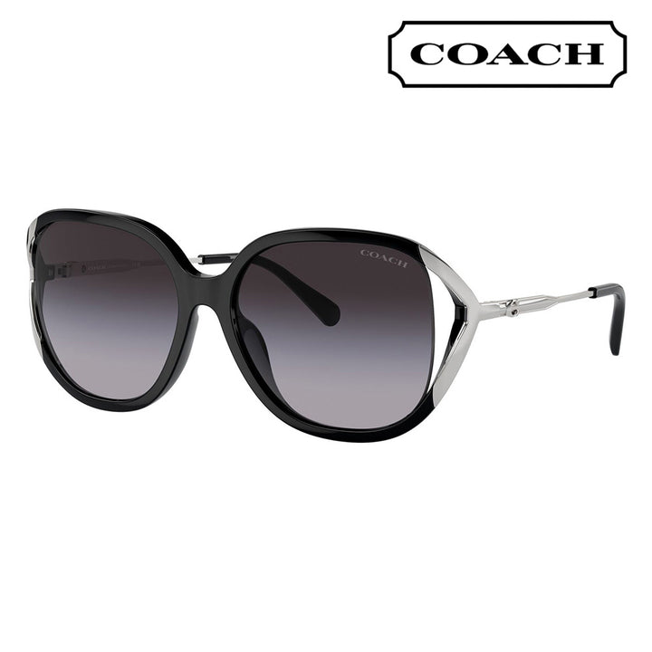 【正規品販売店】コーチ サングラス HC8396U 50028G 56 COACH スクエア セル レディース おしゃれ