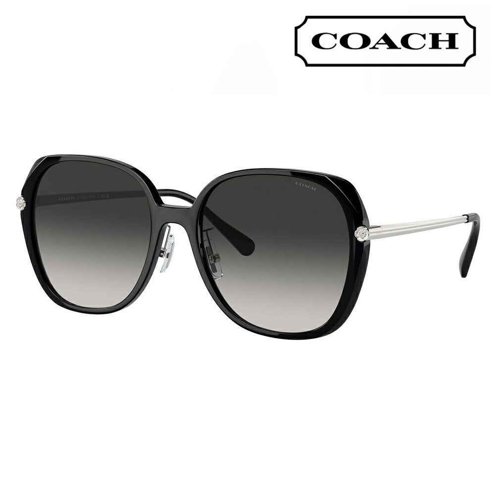 【正規品販売店】コーチ 伊達 メガネ 眼鏡 サングラスHC8403D 50023C 59 COACH CR636 スクエア ローブリッジフィット レディース