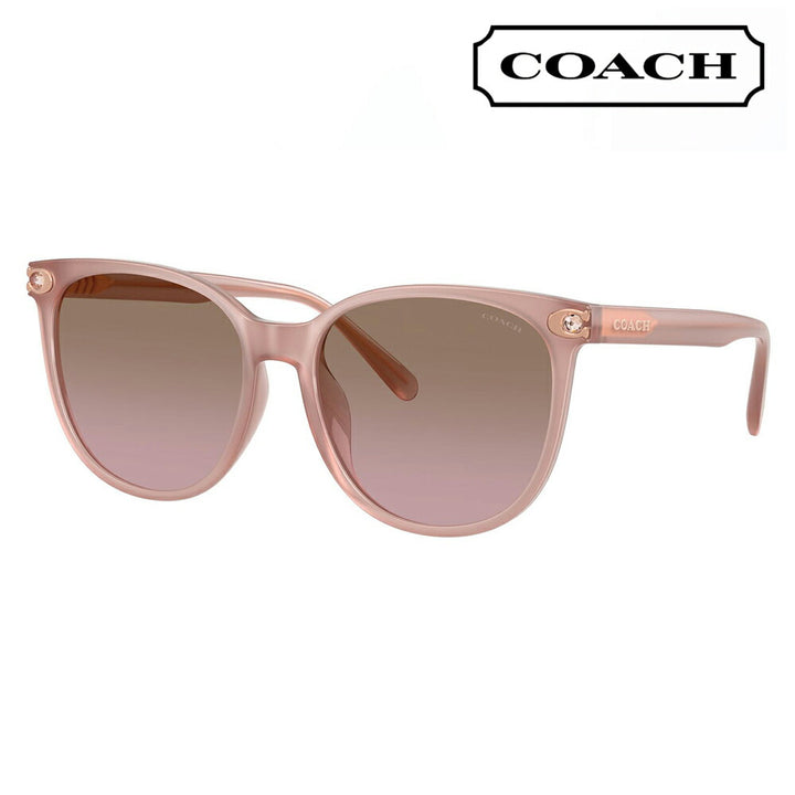 【正規品販売店】コーチ 伊達 メガネ 眼鏡 サングラス HC8414BD 583914 57 COACH CW428 ラウンド セル アジアンデザイン レディース