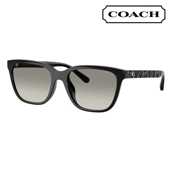 【正規品販売店】コーチ サングラス HC8429D 50023C 56 COACH QUILTED TABBY スクエア セル アジアンフィット レディース