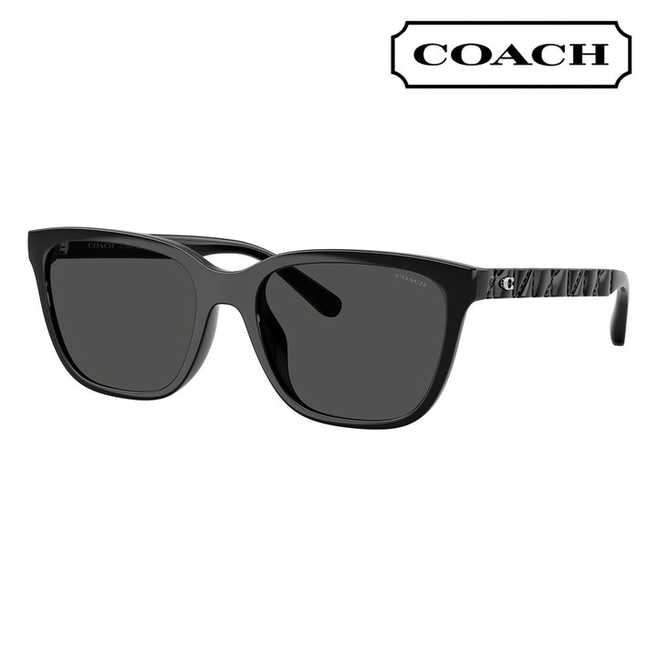 【正規品販売店】コーチ サングラス HC8429D 500287 56 COACH QUILTED TABBY スクエア セル アジアンフィット レディース