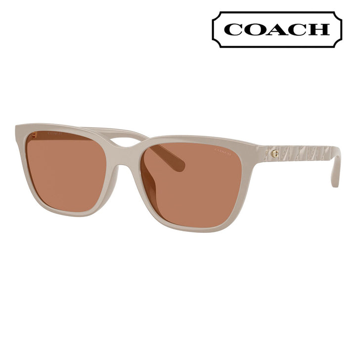 【正規品販売店】コーチ サングラス HC8429D 58843 56 COACH QUILTED TABBY スクエア セル アジアンフィット レディース
